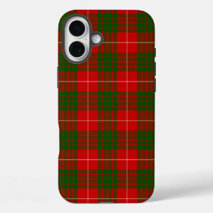 Crawford tartan red green plaid iPhone 16 plus case