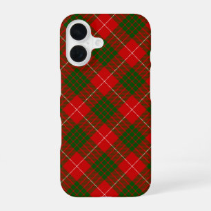 Crawford tartan red green plaid iPhone 16 case