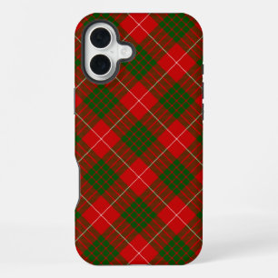 Crawford tartan red green plaid iPhone 16 plus case