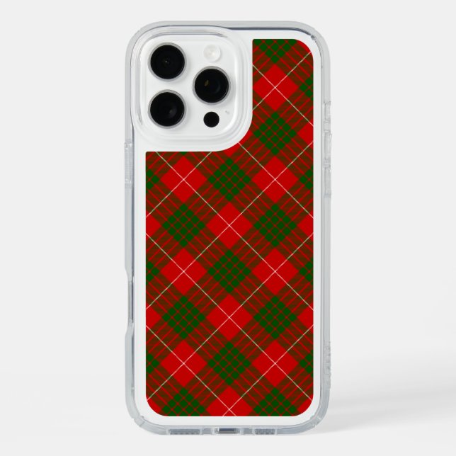 Crawford tartan red green plaid speck iPhone case (Front)