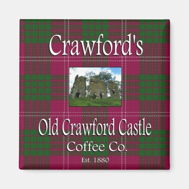 Crawford's Old Crawford Castle Coffee Co. Magnet (Front)