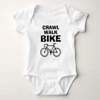 CRAWL WALK FISH Funny baby onesies fishing bodysuit (white