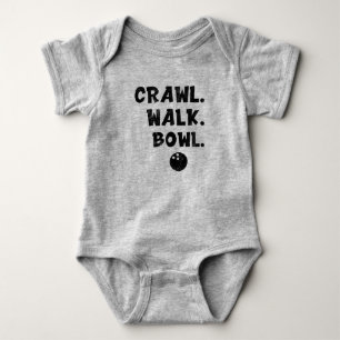 Crawl Walk Bowl, Bowling Baby little Bowling Buddy Bodysuit