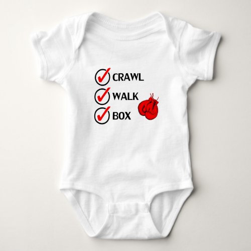 Crawl Walk Box Baby Bodysuit