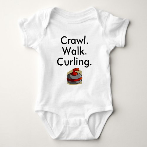 Crawl Walk Curling Baby Bodysuit