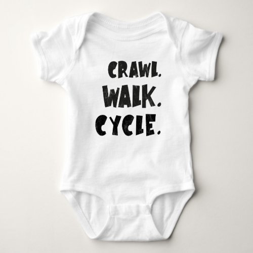 Crawl Walk Cycle _ Cycling Baby _ Bike Baby Baby Bodysuit