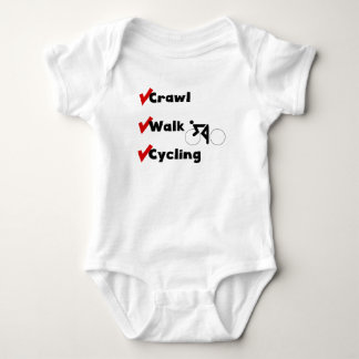 Crawl Walk Cycling Baby Bodysuit