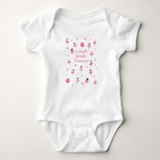 Crawl Walk Dance Onsie Baby Bodysuit