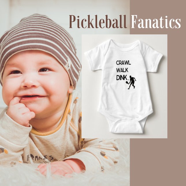 Crawl Walk Dink Baby Bodysuit (Creator Uploaded)