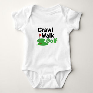 crawl walk golf Golfer  baby, Golfer dad gift, Fun Baby Bodysuit