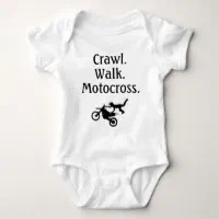 DIRT BIKE BODYSUIT, Crawl Walk Ride, BABY MOTOCROSS ROMPER, MOTOCROSS  APPAREL