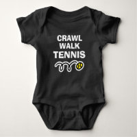 CRAWL WALK TENNIS sports bodysuit for new baby