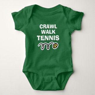 CRAWL WALK TENNIS sports bodysuit for new baby