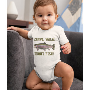 Baby/Infant Fishing Onesies  Baby Fishing One Piece Bodysuit