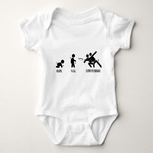 Crawl. Walk. Ultimate Frisbee Baby Bodysuit