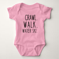 Crawl Walk Water Ski, Waterskiing Baby