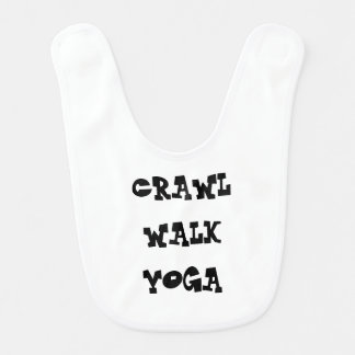 CRAWL WALK YOGA BABY BIB SHOWER GIFT