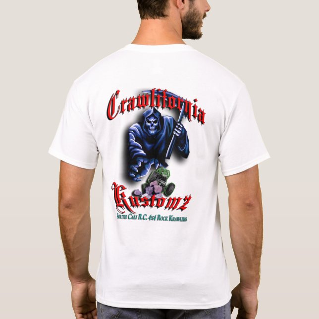 Crawlifornia Kustomz Red T-Shirt (Back)