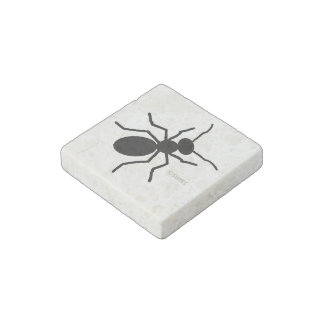Crawling Big Black Ant Stone Magnet