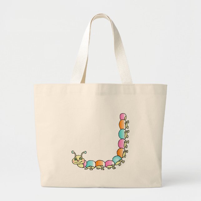 Crawling Caterpillar Tote Bag (Front)