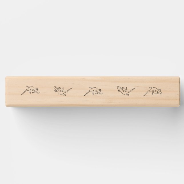 Crawling lizards drawing on Topple Tower Game (Front)