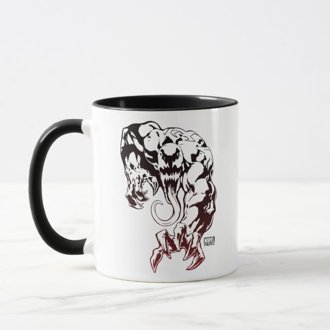 Crawling Venom Gradient Graphic Mug (Left)