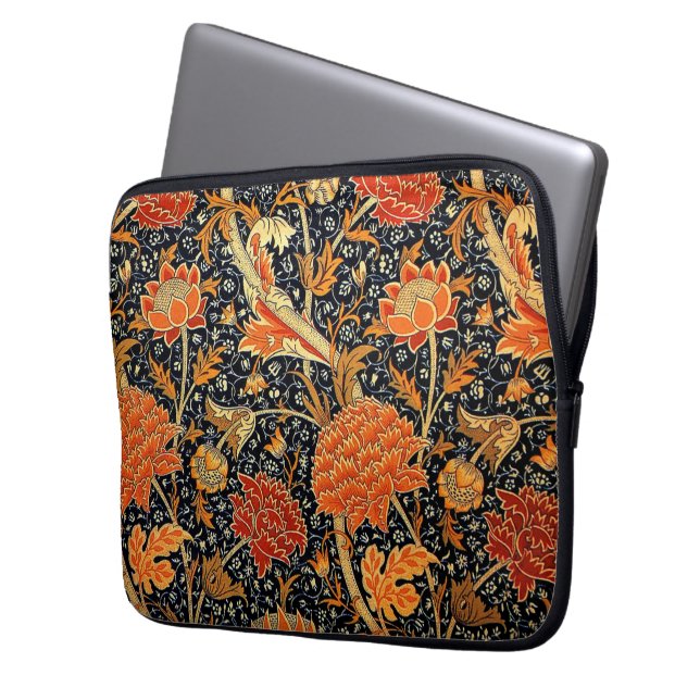 Cray, a beautiful William Morris design, Laptop Sleeve (Front Left)