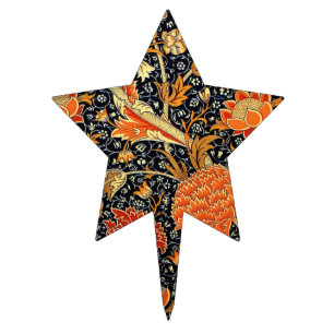 Cray, a beautiful William Morris vintage design Cake Topper
