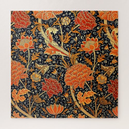 Cray a beautiful William Morris vintage design Jigsaw Puzzle