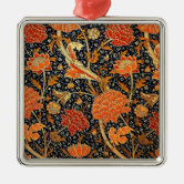William Morris Cray Floral Pattern Vintage Ornament | Zazzle