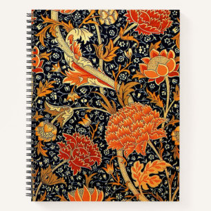 Cray, a beautiful William Morris vintage design Notebook