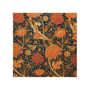 Cray, a beautiful William Morris vintage design Wood Wall Art