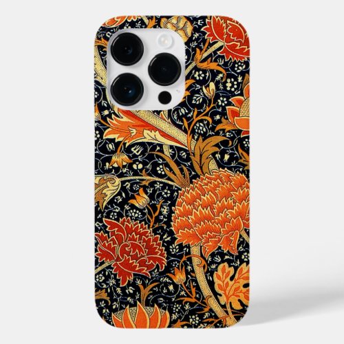 Cray a William Morris pattern Case_Mate iPhone 14 Pro Case