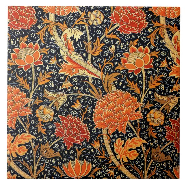 Cray, a William Morris pattern, Ceramic Tile (Front)