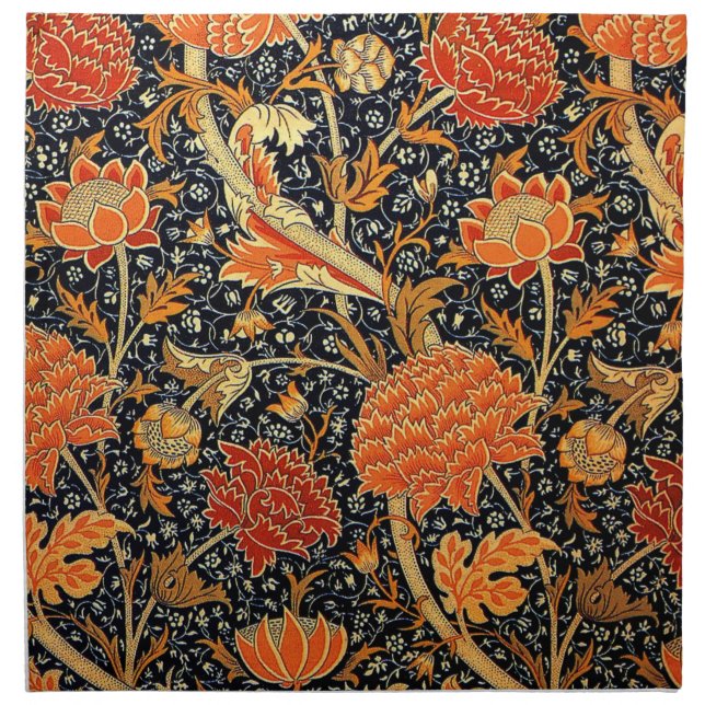 Cray, a William Morris pattern, Cloth Napkin (Front)