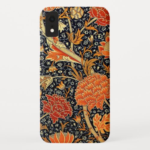 Cray a William Morris vintage design iPhone XR Case