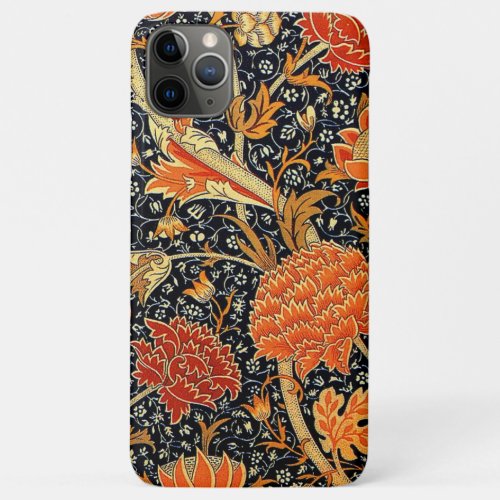 Cray a William Morris vintage design iPhone 11 Pro Max Case