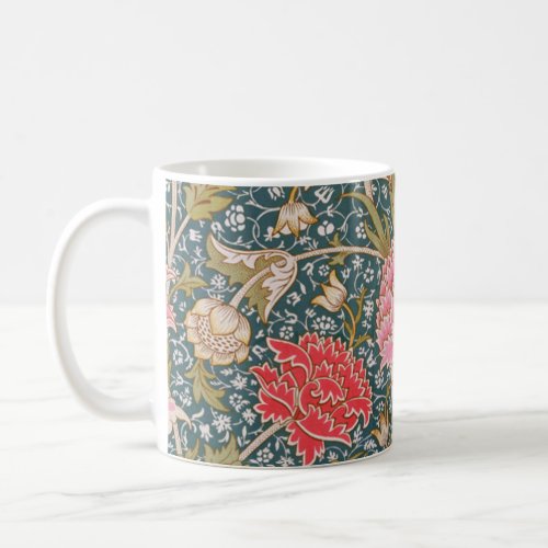Cray _ Art nouveau floral print by William Morris Coffee Mug
