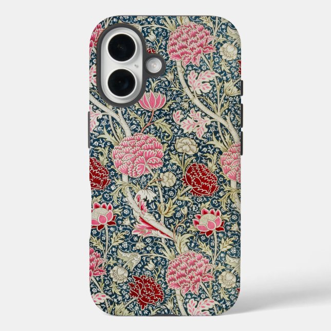 Cray Botanical Pattern Morris William  Floral Case-Mate iPhone Case (Back)