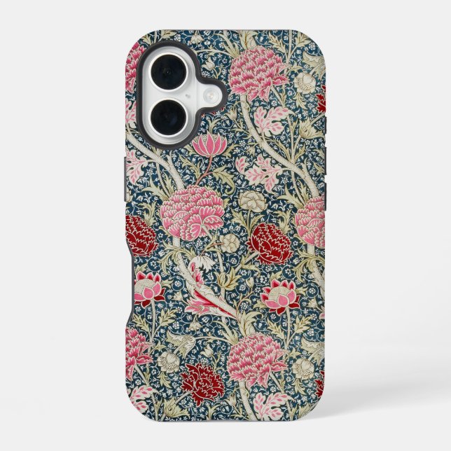 Cray Botanical Pattern Morris William  Floral Iphone Case (Back)