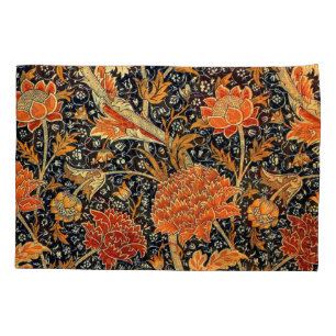 Cray, colorful William Morris pattern Pillow Case