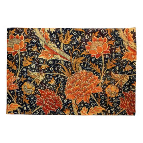 Cray colorful William Morris pattern Pillow Case