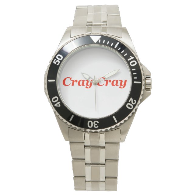 Cray Cray Crazy Going Crazy Nuts! Bull Wild Animal Watch (Front)