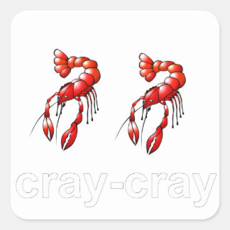 Cray Cray Square Sticker