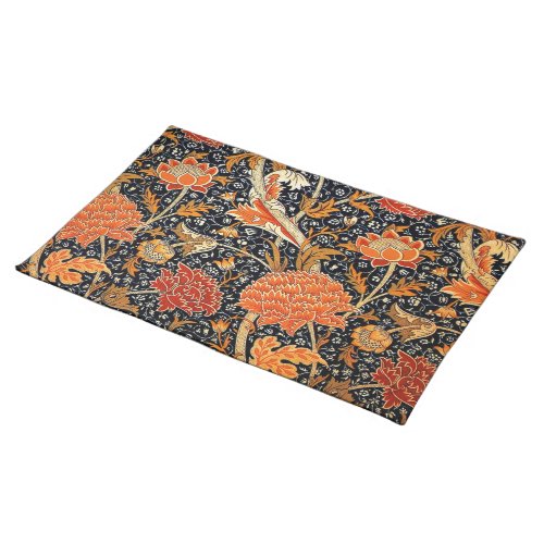 Cray famous design by William Morris Cloth Placemat
