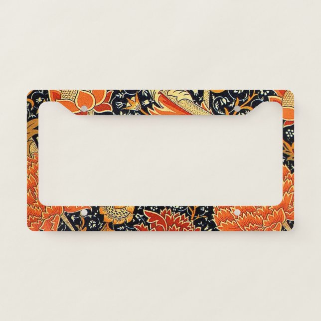 Cray, famous pattern, license plate frame (Front)
