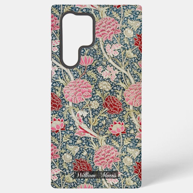Cray Pattern - flowers&leaves - WilliamMorris Samsung Galaxy Case (Back)