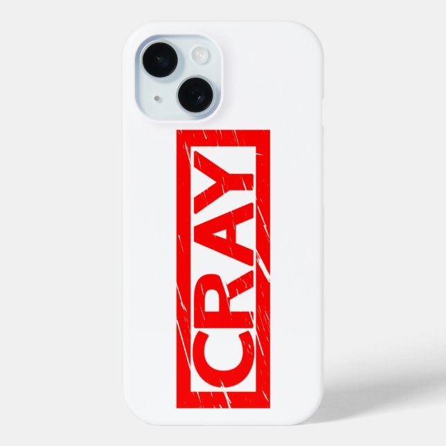 Cray Stamp Case-Mate iPhone Case (Back)