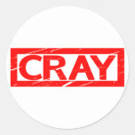 Cray Stamp Classic Round Sticker