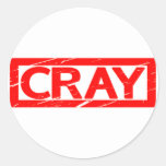 Cray Stamp Classic Round Sticker